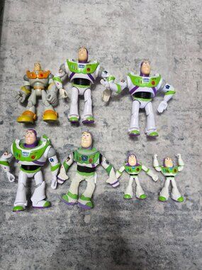 Lot 7 Buzz Figures Toy Story Disney Pixar
